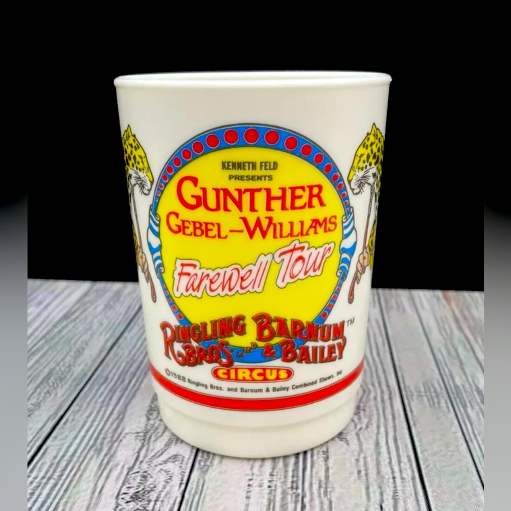 Vintage 1988 Ringling Bros Barnum & Bailey Circus Mug Cup Gunther Gebel-Williams